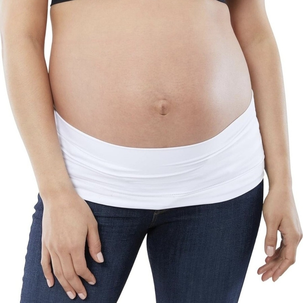 NEW Isabel Maternity by Ingrid & Isabel White Belly Band (SIZE : S/M)